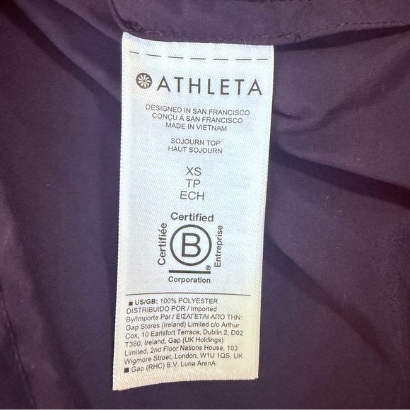 Athleta Sojourn Top Size XS - Picture 10 of 11
